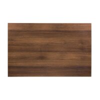 Bolero vorgebohrte rechteckige Tischplatte Rustic Oak 1100x7