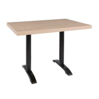 Bolero vorgebohrte rechteckige Tischplatte Antik Natur 1100x