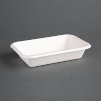 Fiesta Compostable kompostierbare Menüschalen aus Bagasse 45,5cl (50 Stück)