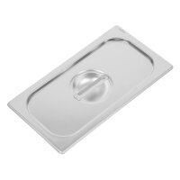 Vogue Strapazierfähiger Deckel für GN-Behälter 1/3 Edelstahl