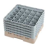 Cambro Gläserspülkorb beige mit 25 Fächern ma