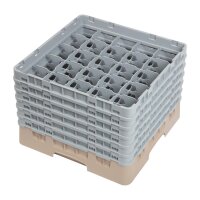Cambro Gläserspülkorb beige mit 25 Fächern ma