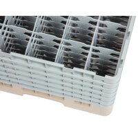 Cambro Gläserspülkorb beige mit 25 Fächern ma