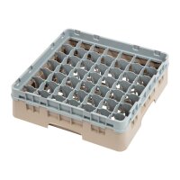 Cambro Gläserspülkorb beige mit 49 Fächern ma