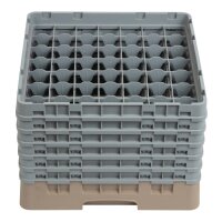 Cambro Gläserspülkorb beige mit 49 Fächern max Glashöhe 29,8cm