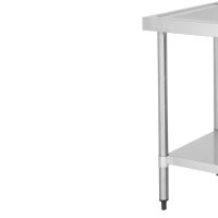 Vogue Spüle Einzelspüle Doppelabtropffläche 1500mm
