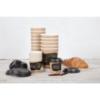 Fiesta Compostable Kompostierbare Heißgetränkebecher doppelwandig 35,5cl