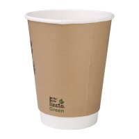 Fiesta Compostable Kompostierbare Heißgetränkebecher doppelwandig 35,5cl