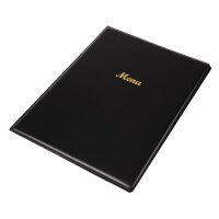 Olympia Speisekarte PVC schwarz A4 3