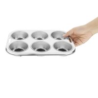 Vogue tiefes Muffinblech 6 Muffins 3