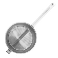 Vogue Spitzsieb mit Edelstahl-Gaze 20cm 3
