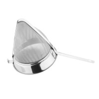 Vogue Spitzsieb mit Edelstahl-Gaze 24cm 2