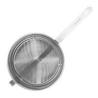 Vogue Spitzsieb mit Edelstahl-Gaze 24cm 3