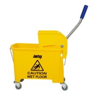 Jantex Moppeimer mit Mopppresse gelb 20L 2