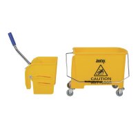 Jantex Moppeimer mit Mopppresse gelb 20L 3