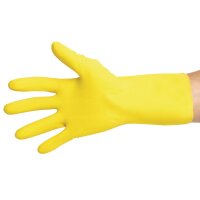 MAPA Vital 124 Flüssigkeitsfeste leichte Hausmeisterhandschuhe Gelbes Medium