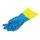 MAPA Alto 405 Flüssigkeitsfeste Hochleistungs-Hausmeisterhandschuhe Blau und Gelb Groß