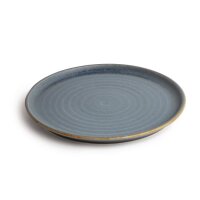 Olympia Canvas runder Teller mit schmalem Rand granit-blau 2