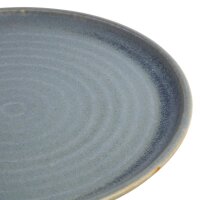 Olympia Canvas runder Teller mit schmalem Rand granit-blau 2