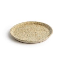 Olympia Canvas runder Teller mit schmalem Rand Weizen 18cm 3