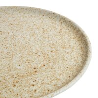 Olympia Canvas runder Teller mit schmalem Rand Weizen 26,5cm