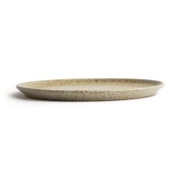 Olympia Canvas runder Teller mit schmalem Rand Weizen 26,5cm
