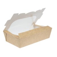 Colpac Recycelbare Salatboxen mit Sichtfenster 1L (200 St&uu