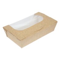 Colpac Recycelbare Salatboxen mit Sichtfenster 1L (200 St&uu