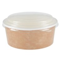 Colpac Recycelbare Speisenbecher mit Deckel 700ml