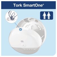 Tork Smart One Mini Toilettenpapierspender Weiß 2