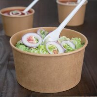 Fiesta Compostable kompostierbare Salatschalen 1L (300...