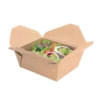 Fiesta Compostable kompostierbare Snackboxen aus Karton 120cl (200 Stück)