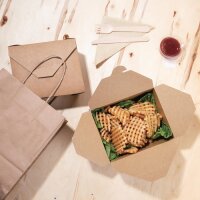 Fiesta Compostable kompostierbare Snackboxen aus Karton 120cl (200 Stück)