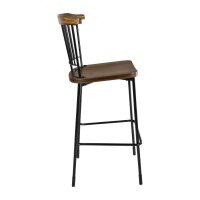 Bolero Scandi Hohe Hocker Schwarz 2er-Pack (2...
