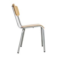 Bolero Cantina Stühle aus verzinktem Stahl mit Holzsitz