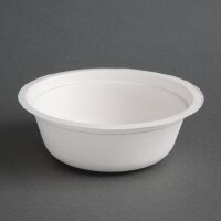 Fiesta Kompostierbare Bagasse-Schalen Rund 350ml (50 Stück)
