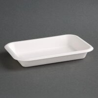 Fiesta kompostierbare Bagasse-Lebensmitteltabletts 340ml (50 Stück)