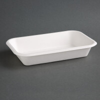 Fiesta Compostable kompostierbare Menüschalen aus Bagasse 68cl (50 Stück)