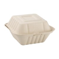 Fiesta Compostable kompostierbare Burgerboxen aus Bagasse 15,2cm (500 Stück)