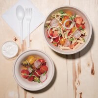 Fiesta Compostable kompostierbare Schalen aus Bagasse rund 31cl (50 Stück)