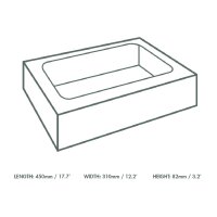 Vegware kompostierbare Sandwichboxen mit Deckel groß (25 Stück)