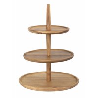 Olympia Akazie 3-stufiger Stand 305(Ø) x 395(H)mm