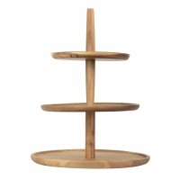 Olympia Akazie 3-stufiger Stand 305(Ø) x 395(H)mm