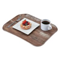 Cambro Versa Tablett Holzoptik Eiche dunkel 330x430mm 2