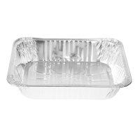 Aluschalen 1/2 Gastronorm-Takeaway-Behälter (100 Stück)