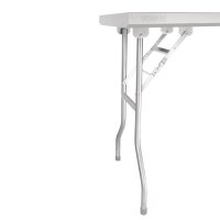 Vogue klappbarer Arbeitstisch aus Edelstahl 1220x610x780mm