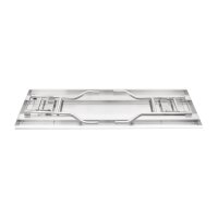 Vogue klappbarer Arbeitstisch aus Edelstahl 1830x610x780