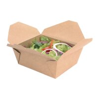 Fiesta Recycelbare Pappbehälter für Lebensmittel zum Mitnehmen 152mm 1200 ml (200 Stück)
