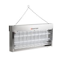 Eazyzap Energieeffizienter Edelstahl-LED-Fliegenkiller 150m&