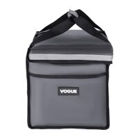 Vogue Isolierte Faltbare Liefer-Tasche Grau 380x305x380mm